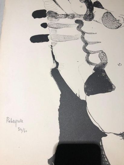 Paul REBEYROLLE (1926-2005) litographie en noir numéroté 34/60

77 x 56 cm 