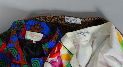 null MARIE CLÉMENCE, ROMA Couture, STIZZOLI

Lot comprenant trois vestes :

La première...