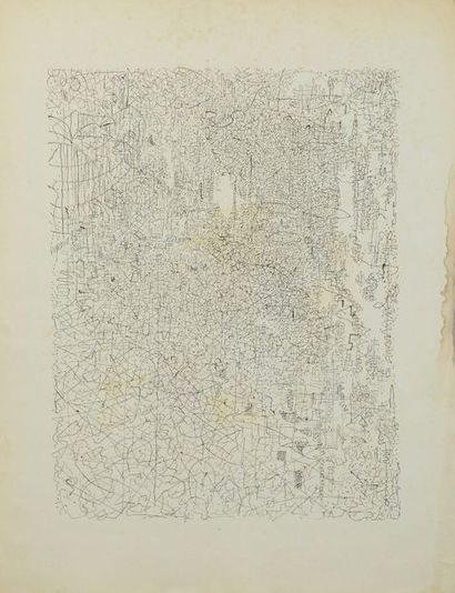 Fahrelnissa ZEID ou Fahr-el-Nissa ZEID (1901-1991) Composition - une grande aux traits...