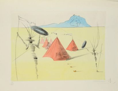 Salvador DALI (1904-1989) 
The Twelve Tribes of Israel, 1973
Frontispiece, Dan, Naphtali,...