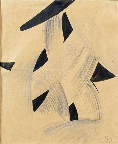 Jan et Joël MARTEL (1896-1966) Calepinage des terrasses, 1924
India ink and graphite...