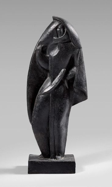 Jan et Joël MARTEL (1896-1966) Arab chief, circa 1931
Black patinated plaster.
Signed...