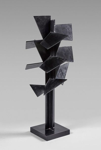 Jan et Joël MARTEL (1896-1966) Cubist tree
Bronze, post-mortem edition cast iron...