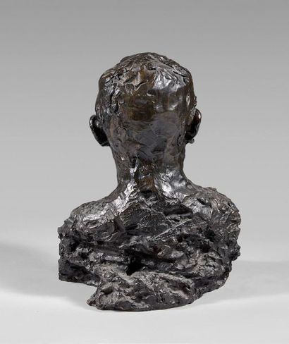 Camille CLAUDEL (1864-1943) 
Paul Claudel at thirty-seven years old
Proof in patinated...