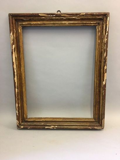 null *Molded lindenwood frame, formerly gilded.

Italy, Rome, 18th century.

68 x...