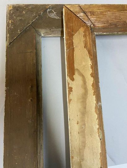 null Deux cadres en bois laqué, XIXème

58 x 97 x 7 cm 

53 x 71,5 x 8 cm 

(Vendu...