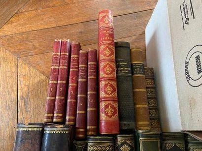 null Batch of bound books literature: Château briand, Zimmermann, Molière complete...