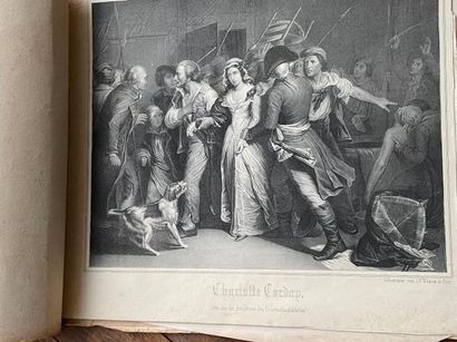 null A set of political engravings, portraits of politicians, Charlotte Corday, Duke...