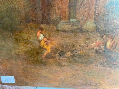 null 19th century school 

Triumph of Flora, allegorical scene

Oil on panel

58...