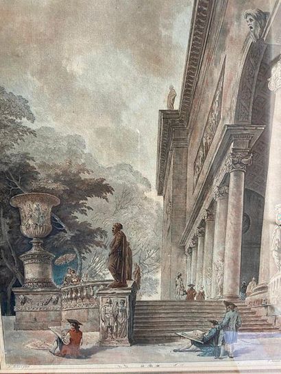 null According to Hubert ROBERT

Ruins

Engraving

30 x 25 cm 

Box

(sold as is...