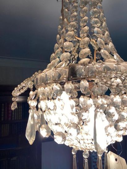 null Faceted chandelier

H: 64 cm 

(sold as is)

(LOT IN STORAGE, SPECIAL CONDI...
