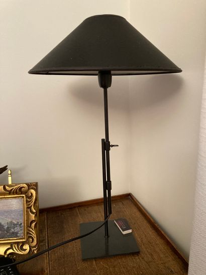  two modern lamps H: 53 cm Lot sold as is...