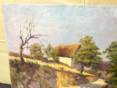  School 1900 
Landscape 
Oil on canvas marouflaged 
50 x 65 
We join Valley of the...