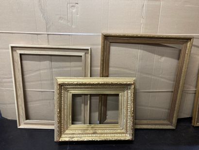 Set of six miscellaneous frames 
23 x 35...