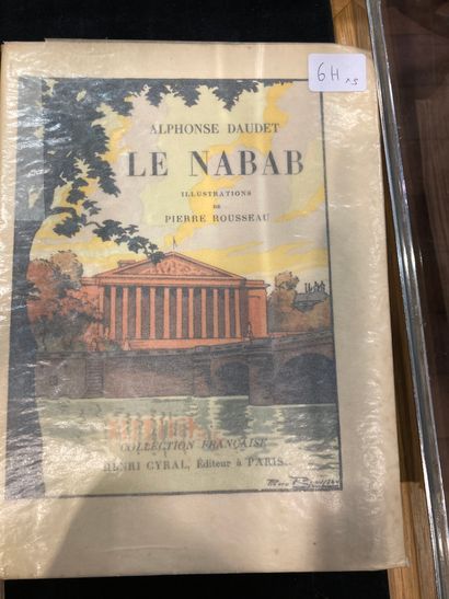  Three volumes Alphone Daudet Le Nabab Alphonse Daudet 40 years old from Paris The...