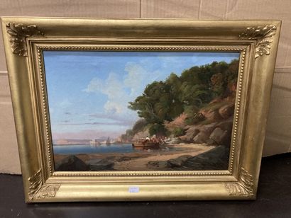 null 
School of the XIXth century




Marine, southern view




Oil on canvas




Signature...