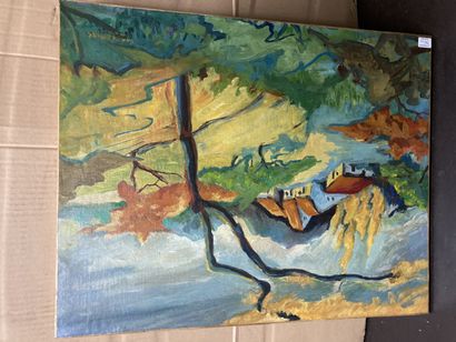 null 
School 1900




Landscape




Oil on canvas marouflaged 




50 x 65




We...