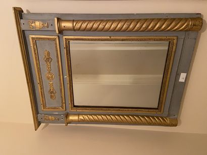 null 
Petit trumeau en bois doré 




XIXème siècle 




Vendu en l'état

37 x 48...