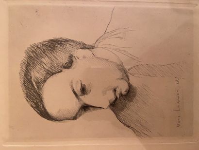 D'après Marie LAURENCIN Portrait d'homme 

Point sèche 

15,5 x 12 cm

27 x 23 c...