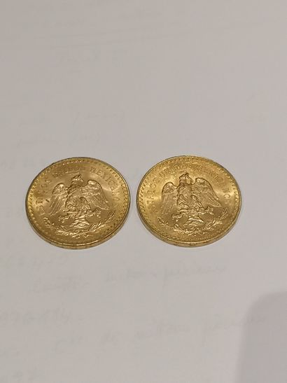 null 
2 pièces de 50 Pesos or

1821-1947

usures


