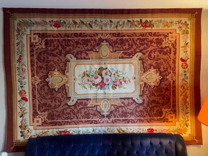 null Tapestry with flower decoration

Late 19th century

180 x 249 cm

(FURNITURE...