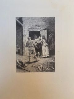 null Le Sage, Le Diable Boiteux et Estevanille Gonzalès, ensemble d'eaux fortes de...