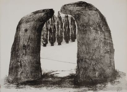 null Ivor ABRAHAMS (1935-2015)_x000D_

Arch I – II- III- IV, 1971_x000D_

Lithographies...