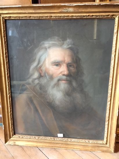 null Portrait of an old man_x000D_.

Framed pastel?

Without signature._x000D_

Size:...
