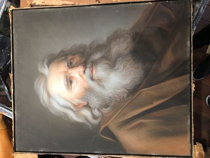null Portrait of an old man_x000D_.

Framed pastel?

Without signature._x000D_

Size:...