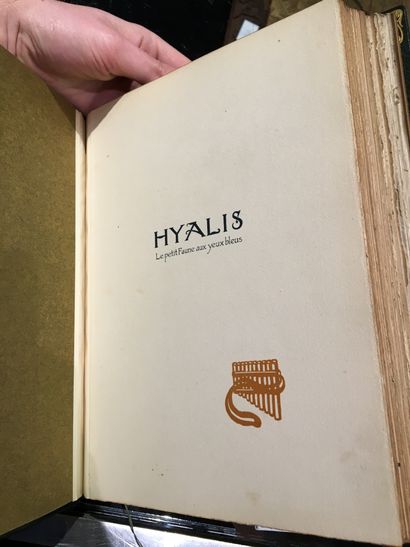 null SAMAIN. Hyalis, , Paris, 1909, In-4, ill Picart Le Doux, copy 100._x000D_

Copper...