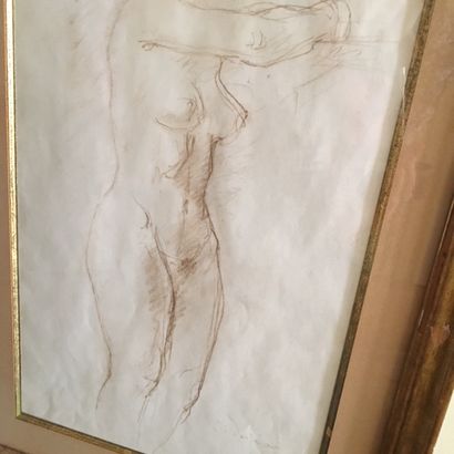null C. DESPIAU_x000D_ (French)

Female Nude_x000D_ (in French)

Pencil drawing signed...