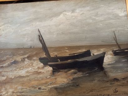 null VELY_x000D_ (in French)

Stranded Boats_x000D_ Oil on panel

Oil on panel, signed...