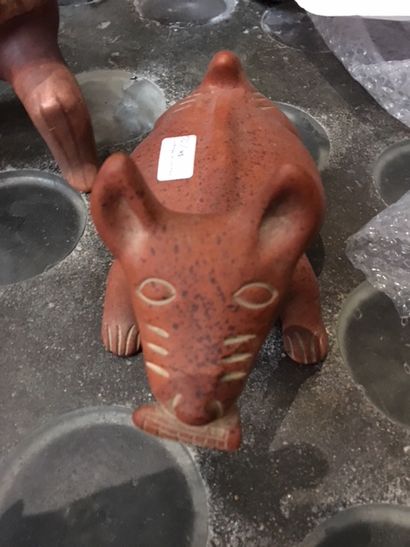 null Strong lot of 15 terracottas in the pre-Columbian style including: statuettes,...