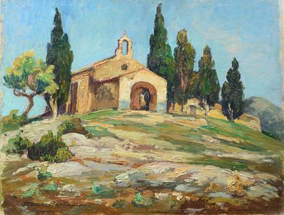 null (307) Marcel PARTURIER (1901-1976)

Chapelle d’Eygalières en Provence, 1938

Huile...