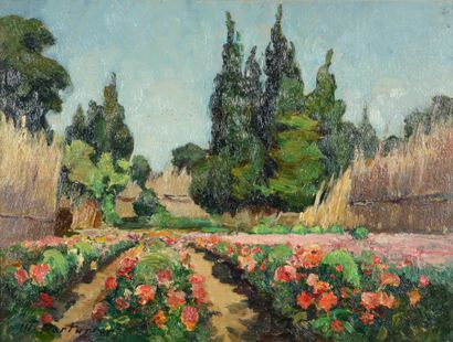 null (240) Marcel PARTURIER (1901-1976)

Culture de fleurs, Provence, 1959

Huile...