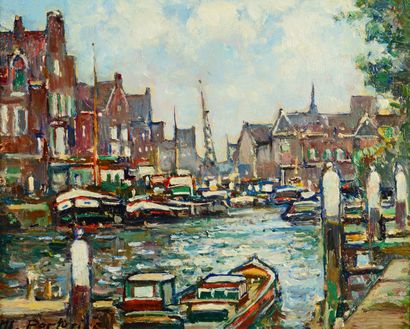 null (227) Marcel PARTURIER (1901-1976)

Bassin de Dordrecht, Hollande, 1961

Huile...