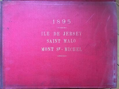 null 
Ensemble d'albums photographiques : Jersey, Saint Malo, Dinard, Mont Saint...