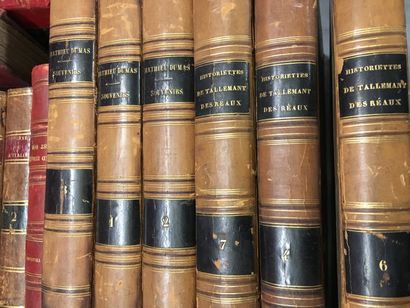 null 
2 manettes de volumes reliés dont : Tallemant, Kessel, littérature XIXème,...