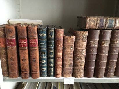 null Lot de volumes XIXe Figuier, Mathématiques, géométrie, théâtre et divers Pascal,...
