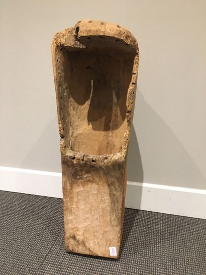 null DOGON, Masque en bois sculpté et polychrome, H : 60 cm