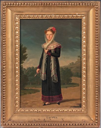 Francisco José Pablo LACOMA (Barcelone 1784 - Madrid 1849) Portrait of the Infanta...
