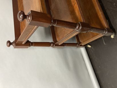 null English style mahogany veneer sideboard

XIXth century (wear and tear) 

H:...