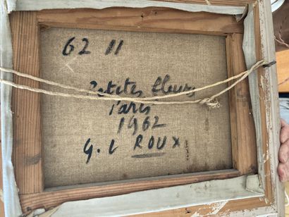 null G. L. ROUX, 1962FlowersOil on canvas signed lower left

22 x 27.5 cm

Lot sold...