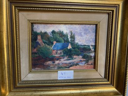 null Breton landscape

oil on canvas 

12 x 16 

framework 

Lot sold as is