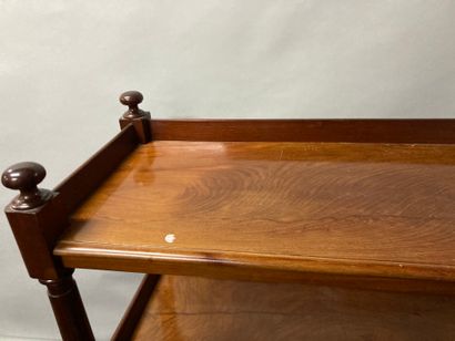null English style mahogany veneer sideboard

XIXth century (wear and tear) 

H:...