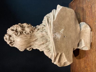 null 
Bust in patinated plaster, after COUSTOU

H: 79 cm

splinter wear

Lot sold...
