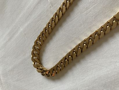 null 
Necklace necklace in gold 750 °/°°°, links forçat




weight: 103g

Lot sold...