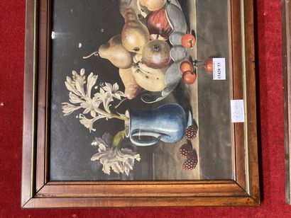 null 
Ecole du XIXème siècle

Nature morte

Paire aquarelles

32 x 39 cm 

Lot vendu...