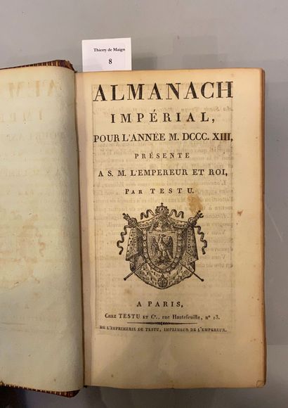 null ALMANACH Impérial pour l'année 1813, présenté à S. M. l'Empereur et Roi par...