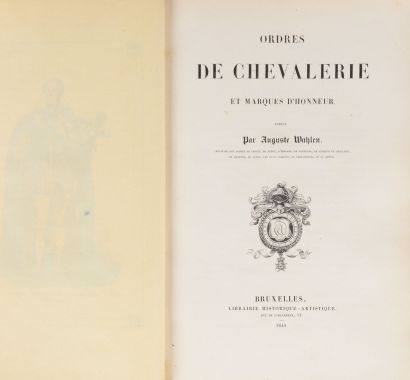 null WAHLEN (A.). Ordres de chevalerie et marques d’honneur. Bruxelles, Librairie...
